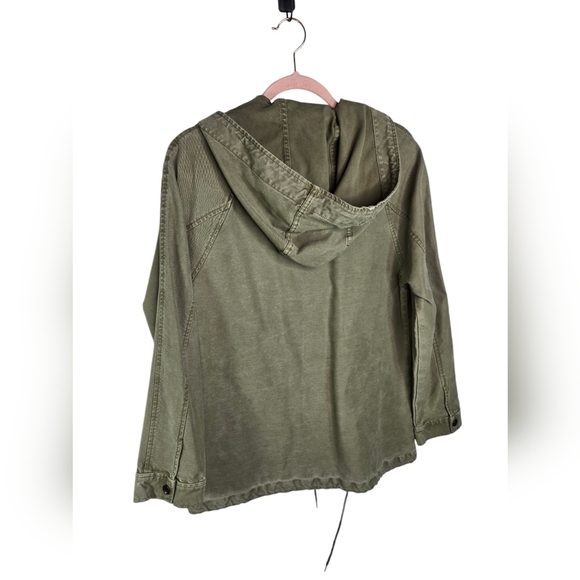 Madewell Brimfield khaki hooded army utility jacket - Picture 4 of 15